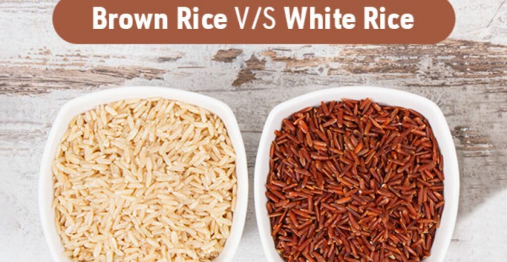Difference between Brown Rice and White Rice
