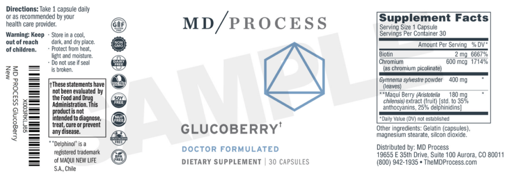 Glucoberry Certification