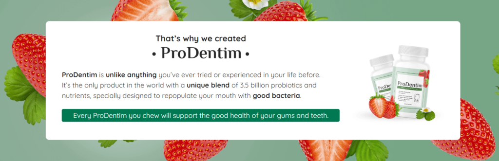 How does Prodentim works
