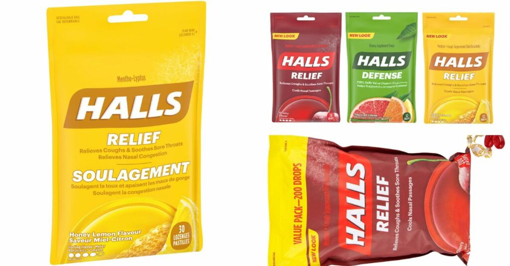 Halls Cough and Throat Relief 