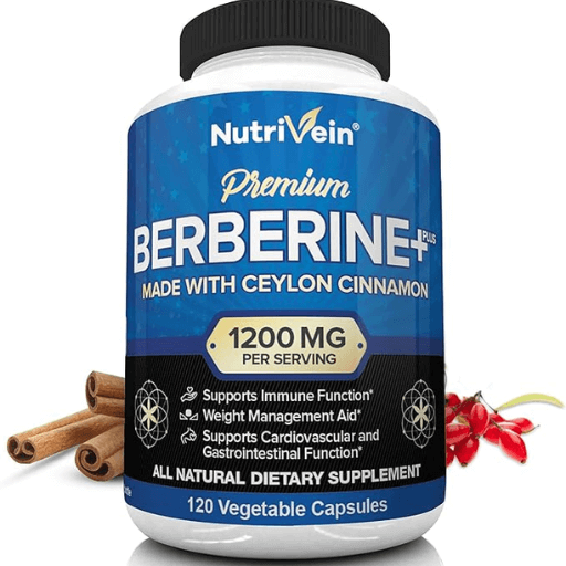Nutrivein Premium Berberine HCL 1200mg Image